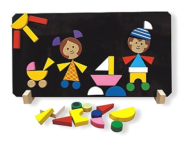 Magnetické puzzle děti